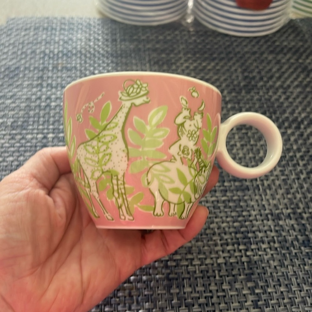 (2) Gevalia by Lily Pulitzer tea cups and saucers